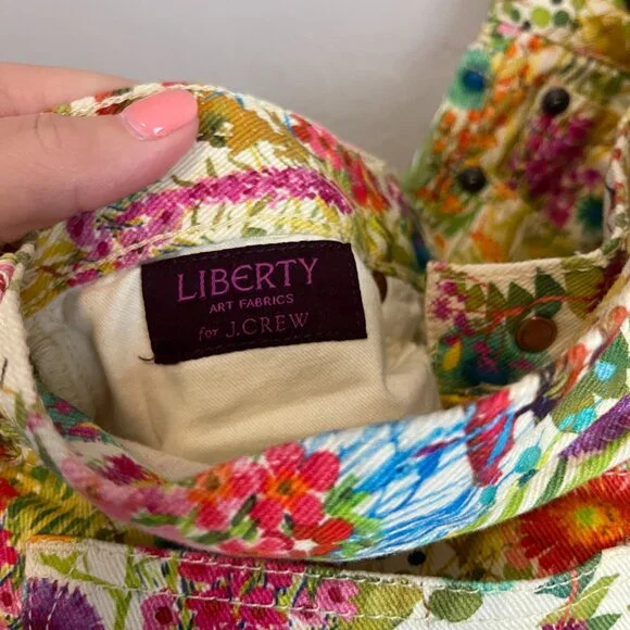 J. Crew x Liberty Floral Ankle Toothpick Jeans - 24 - Picture 5 of 7